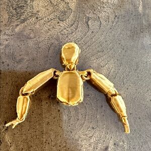 3D Printed Gorilla- Gold